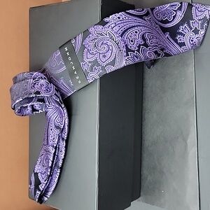 Sean John Purple Paisley Tie